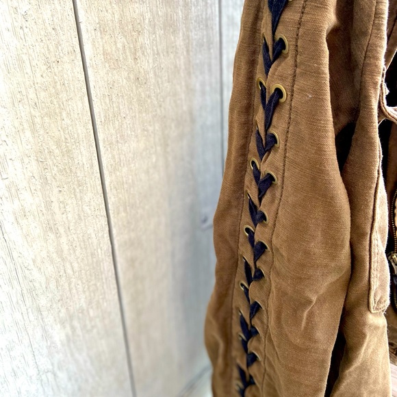 Free People Army Jacket with Detail - Picture 4 of 7